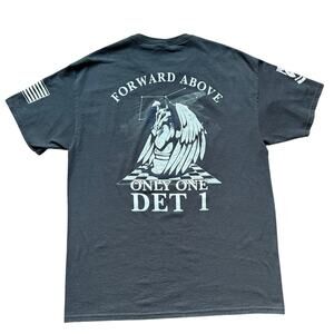 Jerzees Space Force Forward Above DET 1 Graphic Tee – Men’s Large